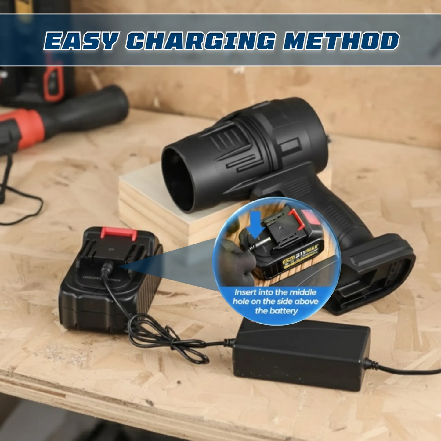 💨Winter Sale - Premium Cordless Turbo Blower - Used & Trusted by 9000+ US Houseowners!