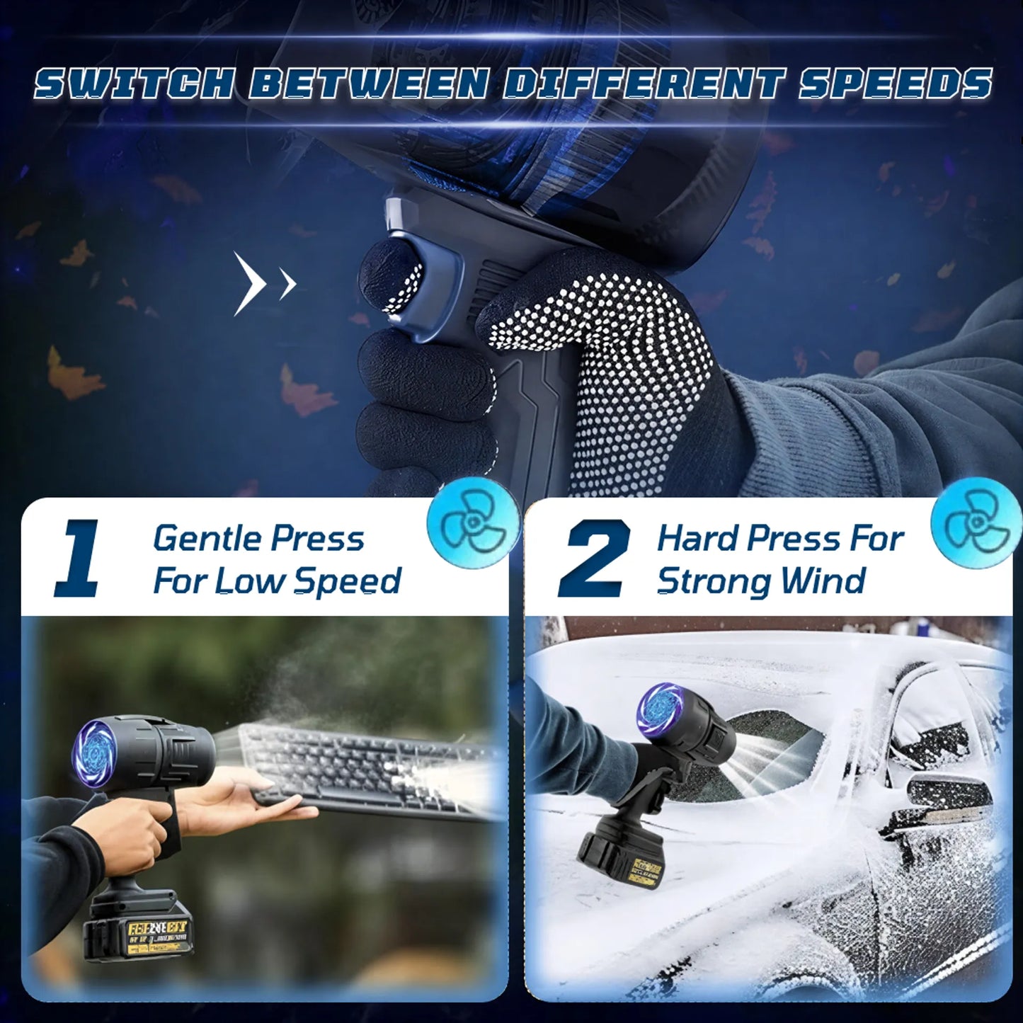 💨Winter Sale - Premium Cordless Turbo Blower - Used & Trusted by 9000+ US Houseowners!